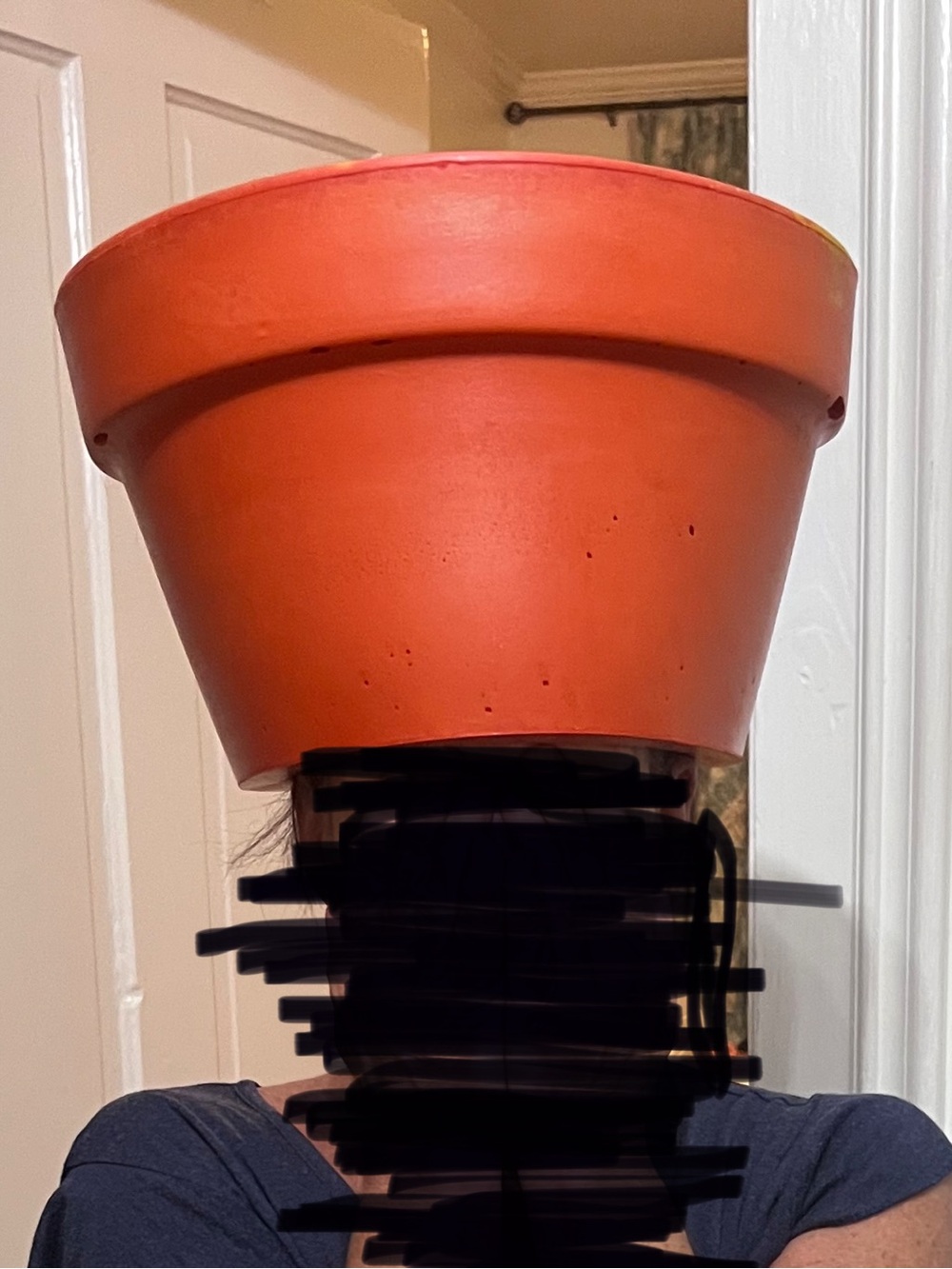 Brand New "Pot Head" Foam Costume Hat - Halloween Flower Pot Prop. Women or Men!